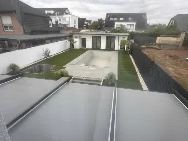 Gartenanlage Pool Luftbild Region Rhein-Sieg – GaLaBau Brüder Berisha